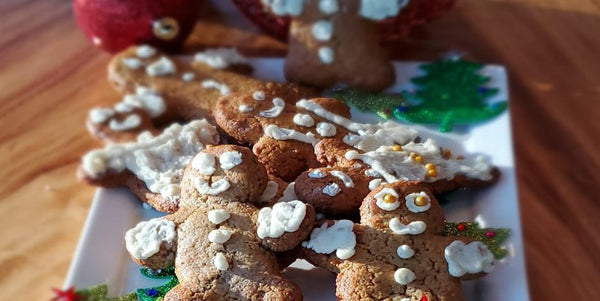 High Protein Gingerbread cookies