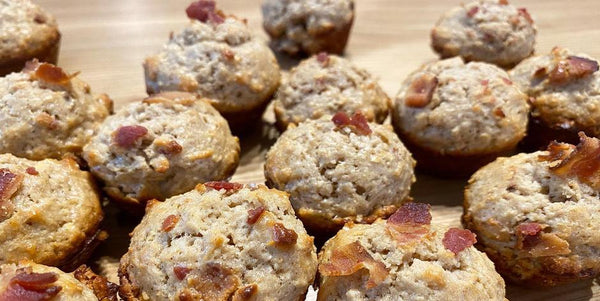 Bacon Protein Mini Muffins recipe