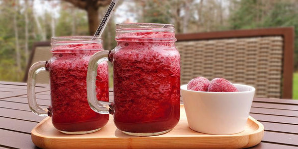 Energizing Slush with Berries