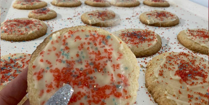 Festive Protein Sugar Cookies