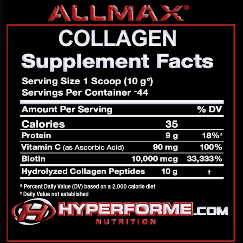 Allmax Collagen - 440g - Hyperforme Staging