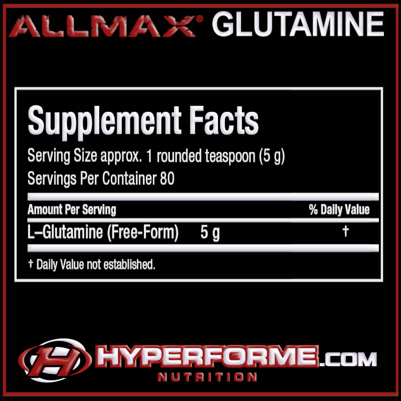 Allmax Glutamine Powder - 400g - Hyperforme Staging