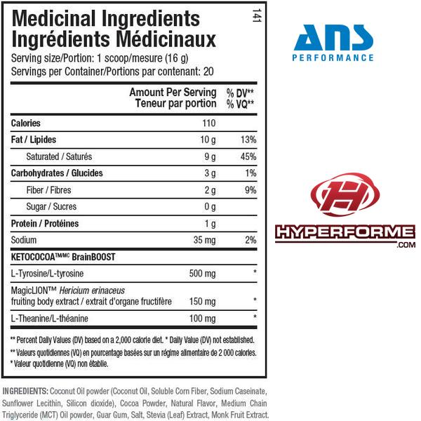 ANS Keto Cocoa - 20 Servings - Hyperforme Staging