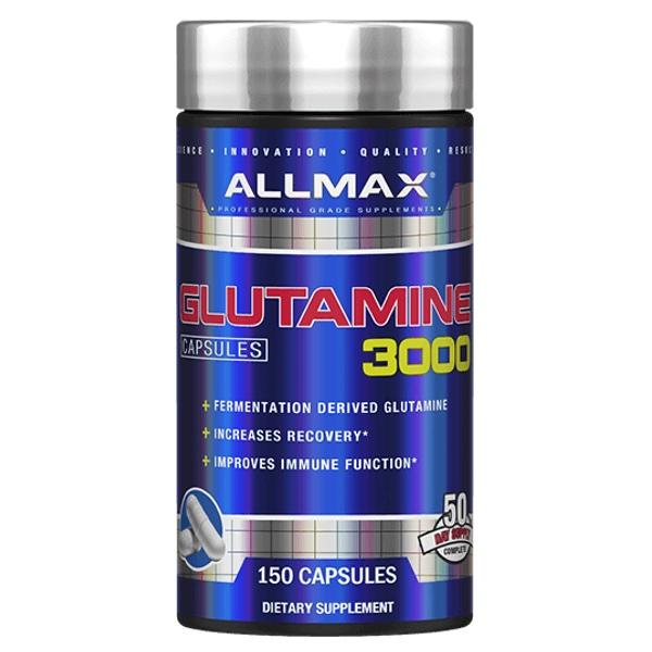 Allmax Glutamine 3000 - 150 Caps (EXPIRY 03/2020) - Hyperforme Staging