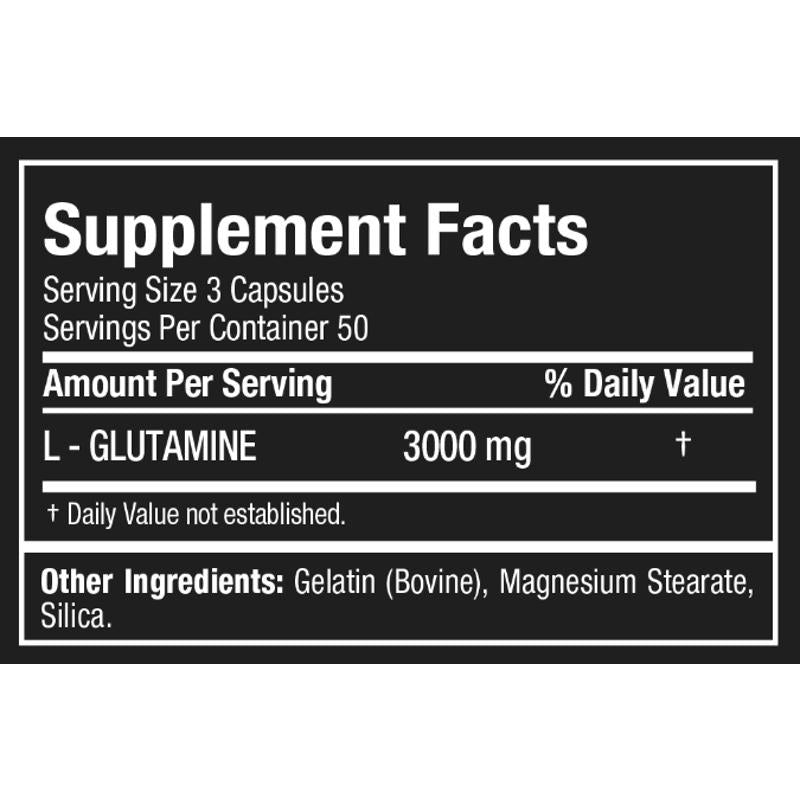 Allmax Glutamine 3000 - 150 Caps (EXPIRY 03/2020) - Hyperforme Staging