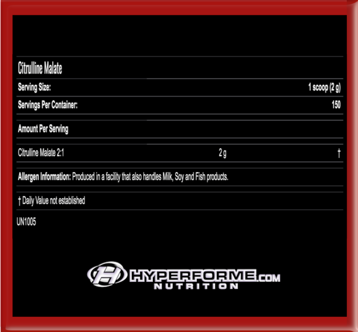 Allmax Citrulline Malate -300g - Hyperforme Staging