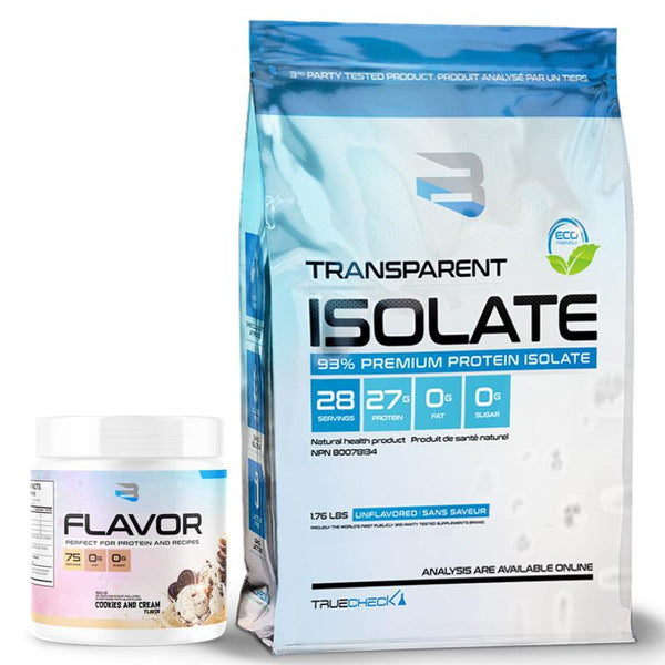 Believe Transparent Isolate 1.76 lb + Flavor Pack - Hyperforme Staging