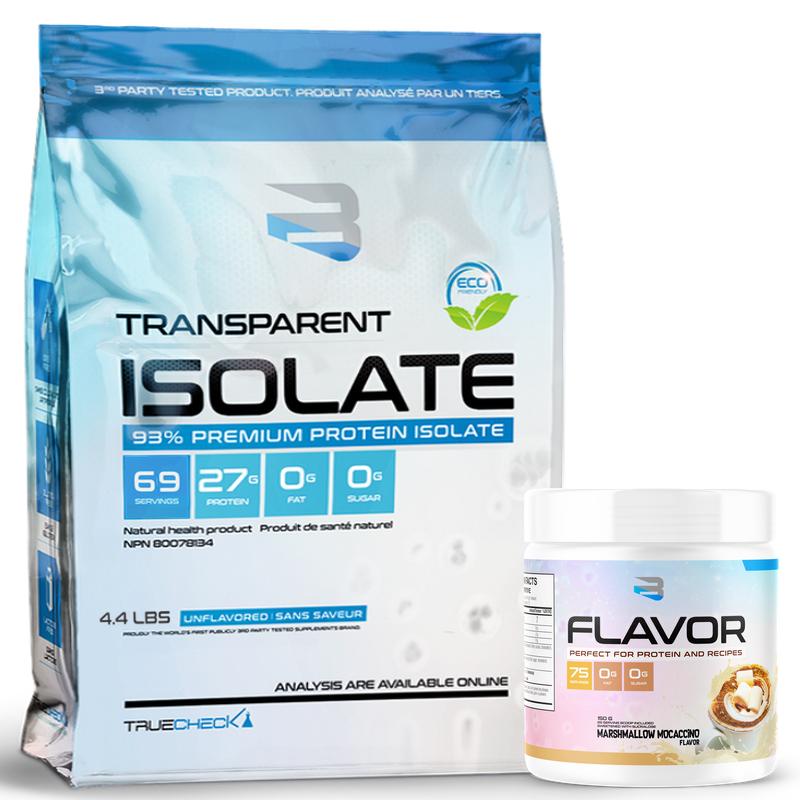 Believe Transparent Isolate 4.4lb + Flavor Pack - Hyperforme Staging