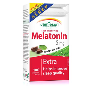 Jamieson Melatonin 5mg Fast Dissolving Chocolate Mint Tabs - 100 tabs - Hyperforme Staging