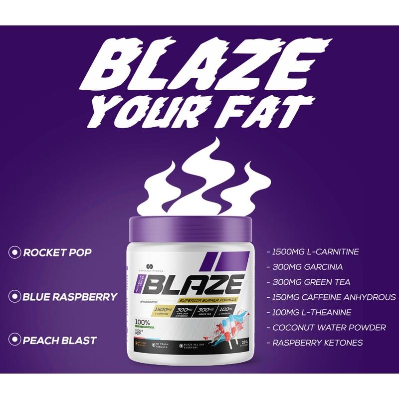 Limitless Pharma Blaze Fat Burner - 40 Servings - Hyperforme Staging