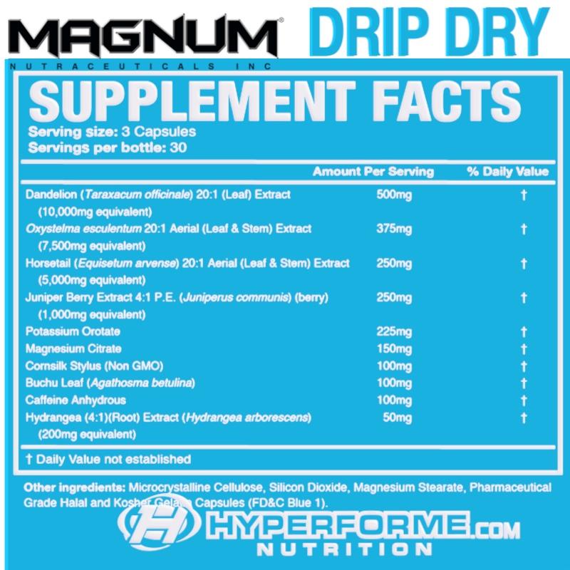 Magnum Drip Dry 90 caps - Hyperforme Staging