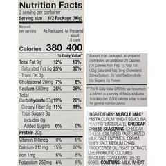 Muscle Mac Macaroni & Cheese with probiotics and MCT Oil - 2 Servings - Hyperforme Staging