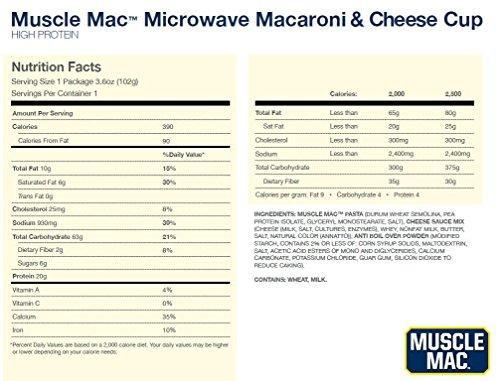 Muscle Mac Microwave Macaroni & Cheese - 1 Cup - Hyperforme Staging