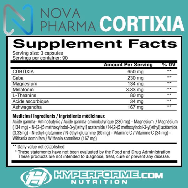 Nova Pharma Cortixia - 90 caps - Hyperforme Staging