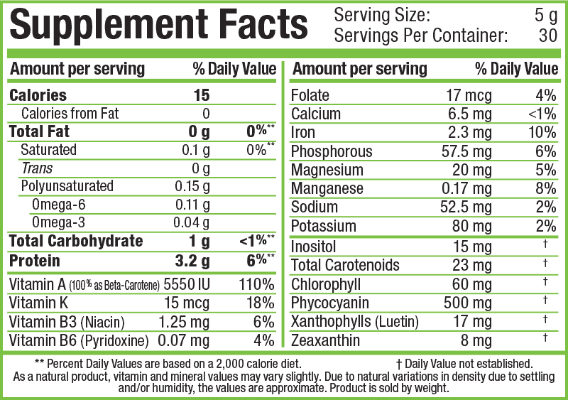 Nova Forme Spirulina - 30 Servings - Hyperforme Staging