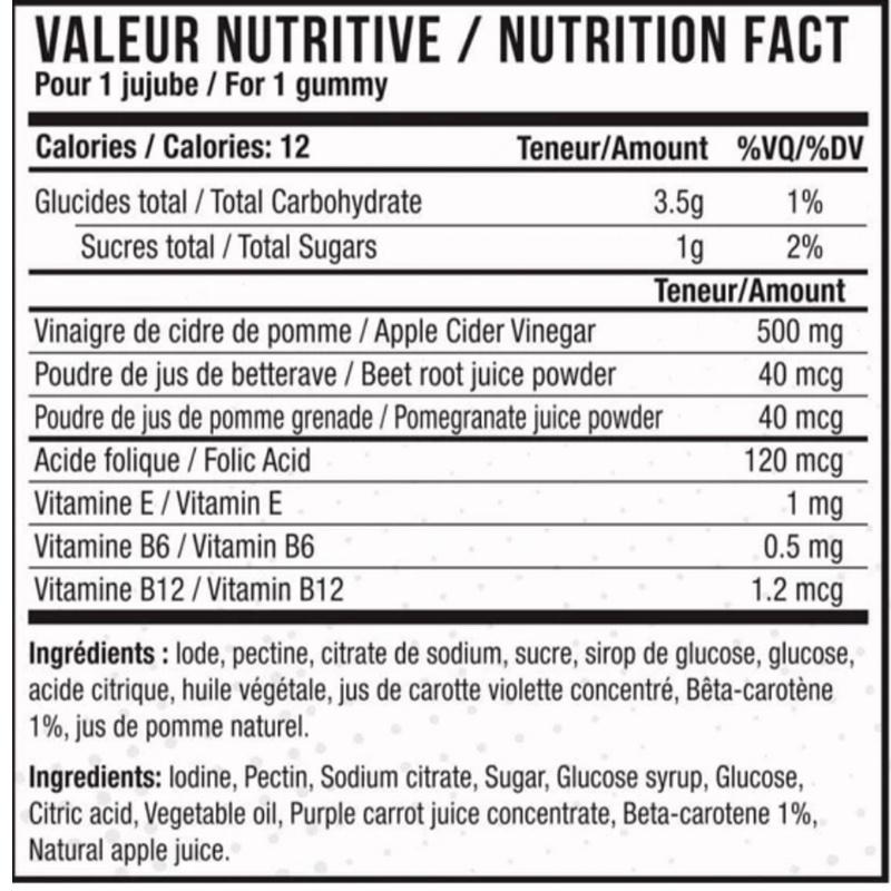 Nova Pharma Oxia Apple Cider Vinegar Gummies - 60 Gummies - Hyperforme Staging