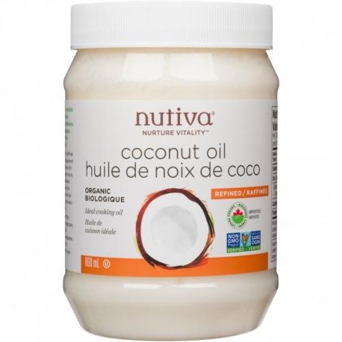 Nutiva Refined Coconut Oil - 860ml - Hyperforme Staging