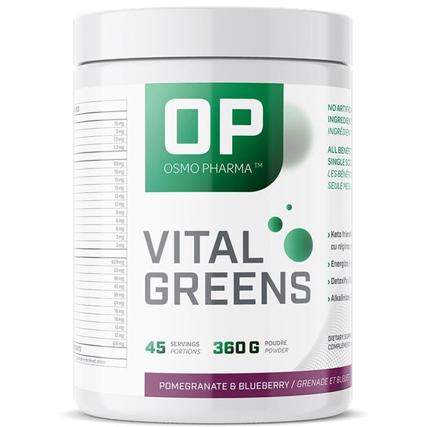 Osmo Pharma Vital Greens Pomegranate Blueberry - 45 Servings - Hyperforme Staging