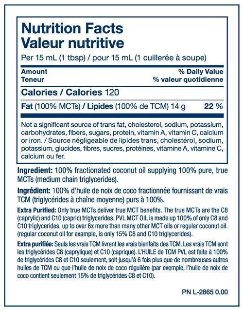 PVL Pure Vita Labs MCT Oil - 946ml - Hyperforme Staging