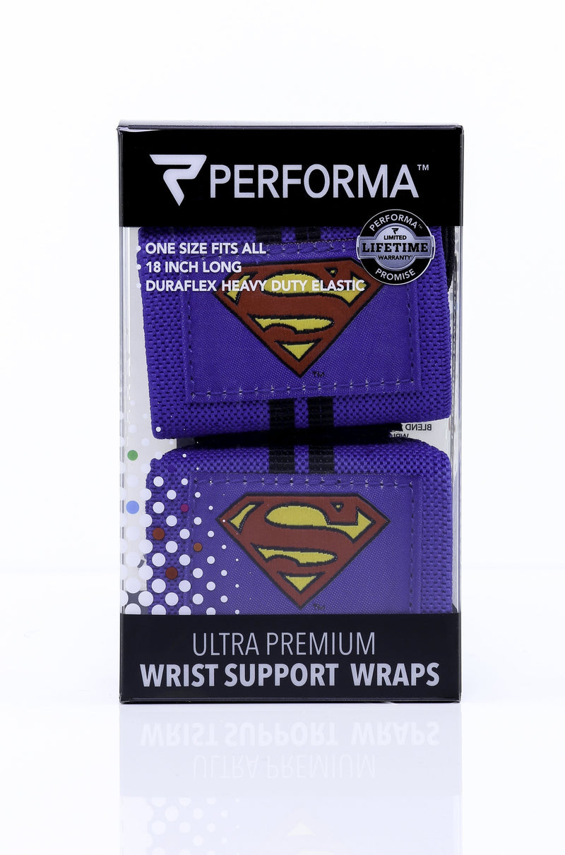 Performa Superman Wrist Wraps - Hyperforme Staging