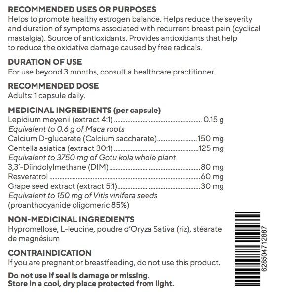 Raw Nutritional Estro Support - 60 Caps - Hyperforme Staging