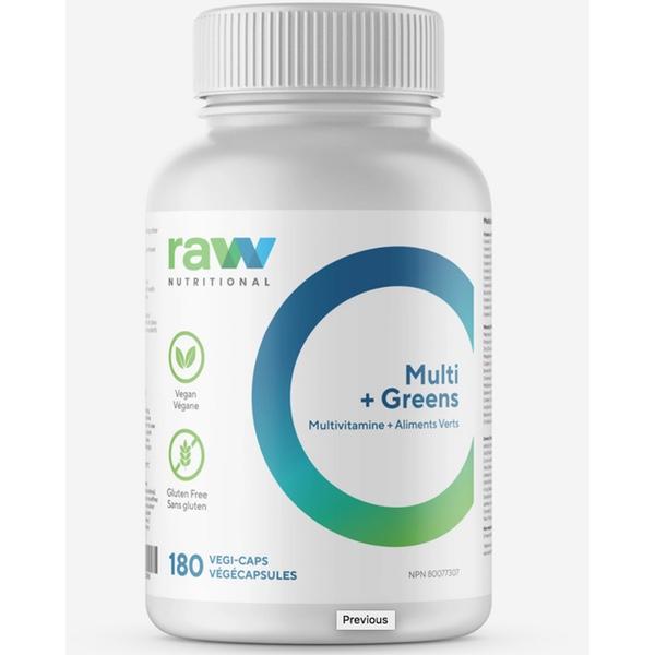 Raw Nutritional Multi + greens - 180 Caps - Hyperforme Staging