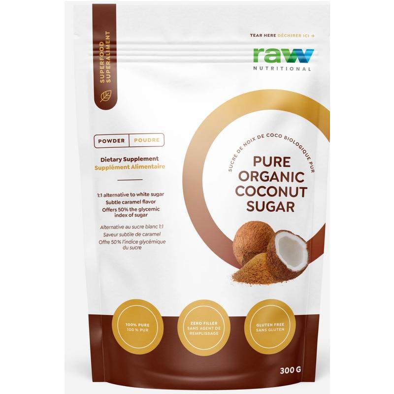 Raw Nutritional Pure Organic Coconut Sugar - 300g - Hyperforme Staging