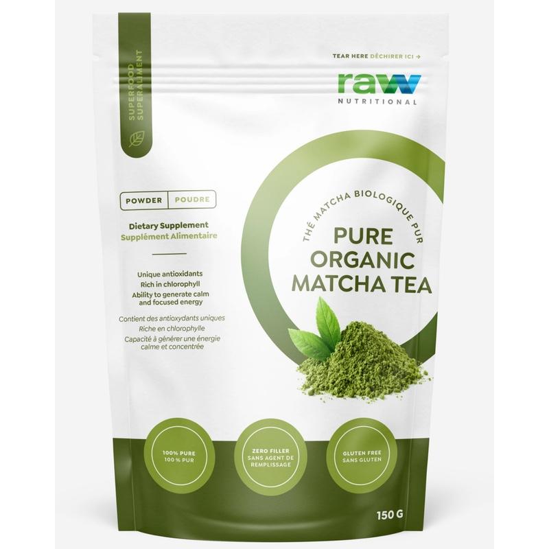 Raw Nutritional Pure Organic Matcha tea - 150g - Hyperforme Staging