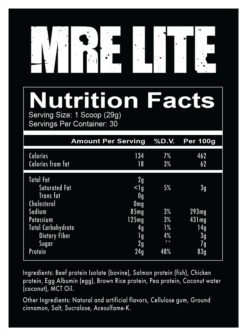 Redcon1 MRE Lite - 1.92lb - Hyperforme Staging