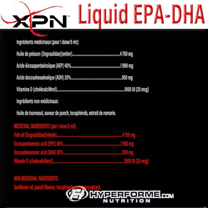 XPN Omega 3 EPA + DHA Tropical Punch - 250ml - Hyperforme Staging