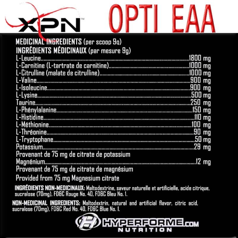 XPN Opti EAA - 450g - Hyperforme Staging