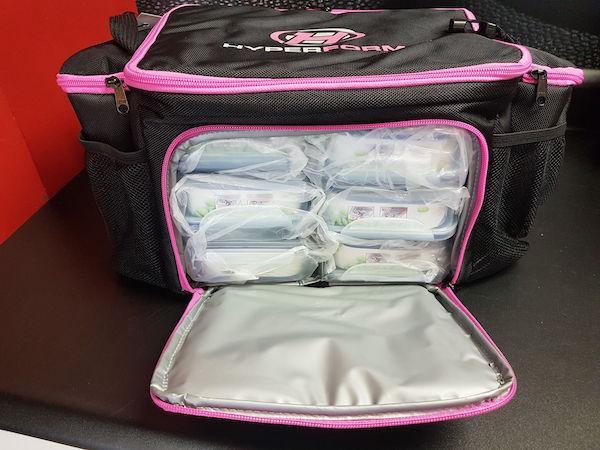 Hyperforme Xtreme Cooler Bag Pink - 6 meals - Hyperforme Staging