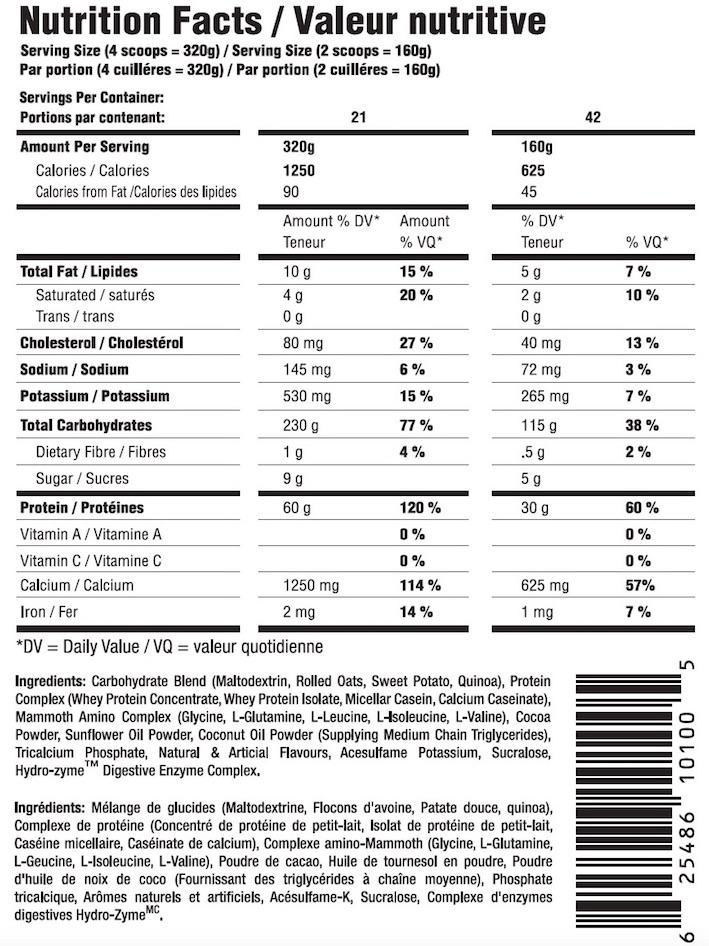 Mammoth Mass - 15lb - Hyperforme Staging