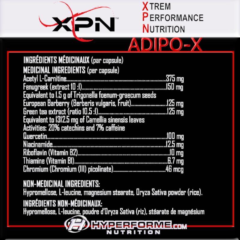 XPN Adipo-X - 120 Caps - Hyperforme Staging