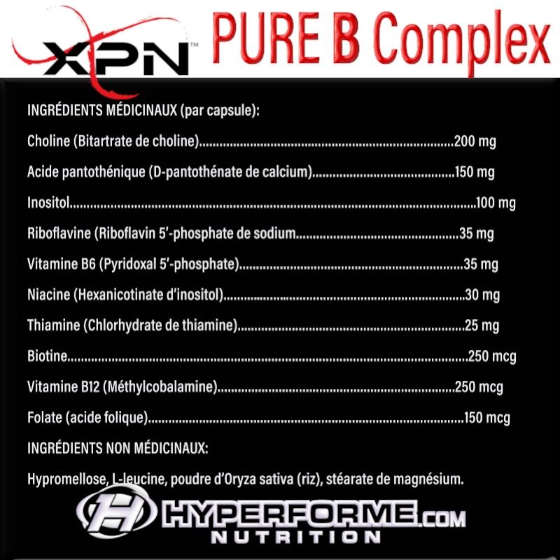 XPN Pure B Complex - 90 Caps - Hyperforme Staging